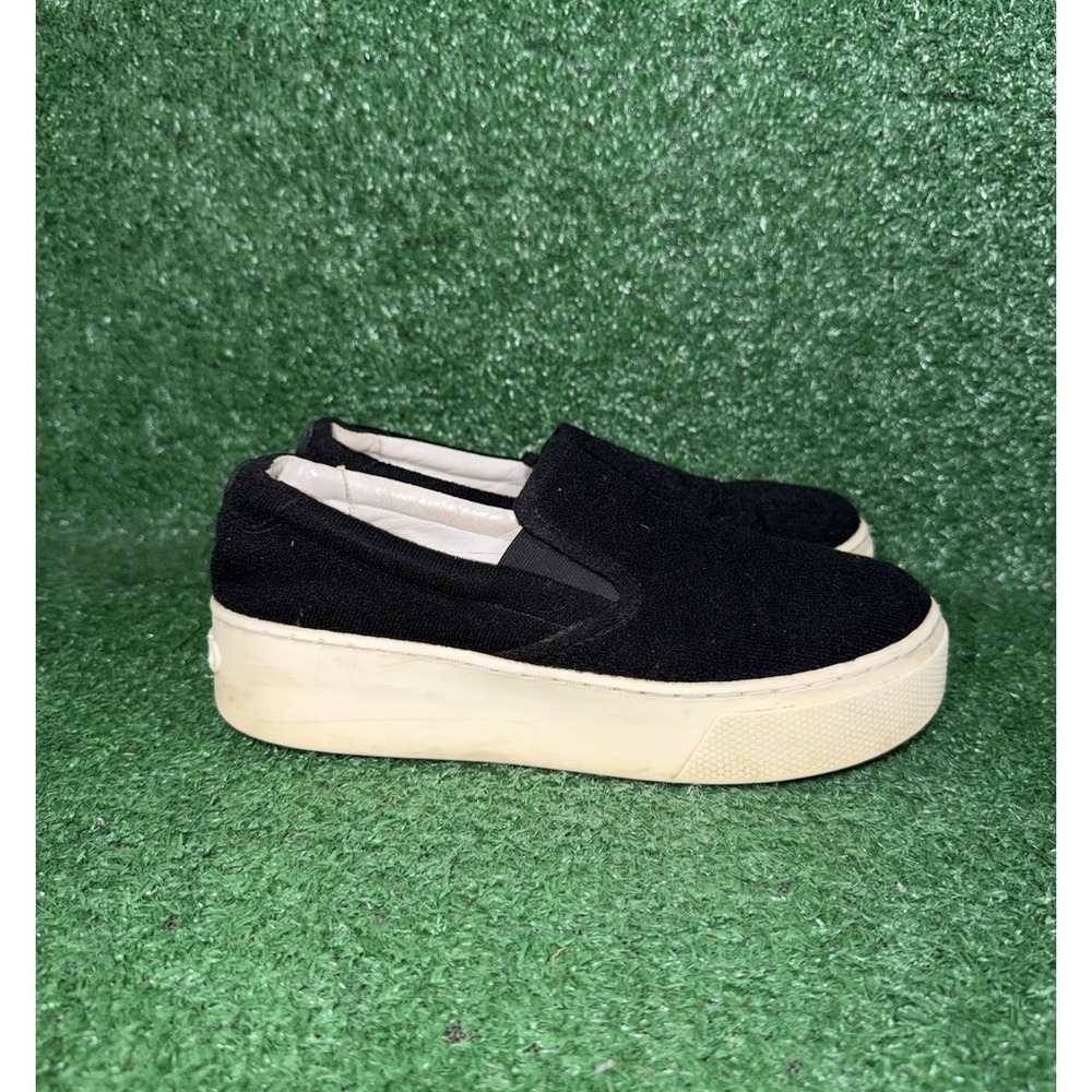 Kenzo Shoes EU 37 Womens Size 6.5 US Black Wool Slip On Luxury Comfort Sneakers